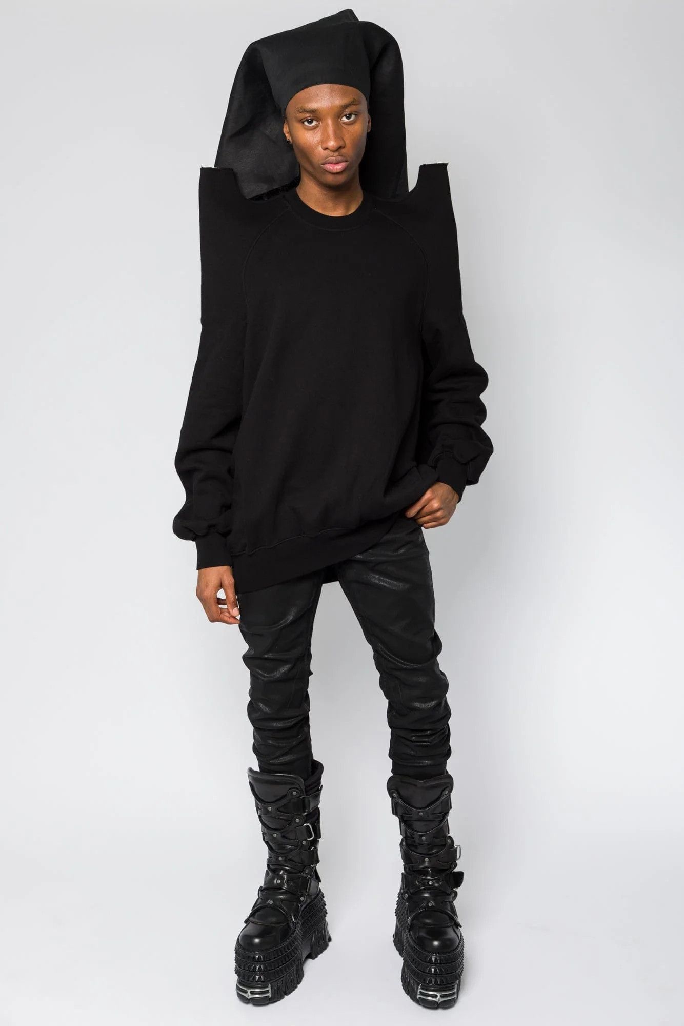 Rick Owens o1mle0426 Detroit Cut Pants in Black Size 28" / US 6 / IT 42 - 4 Thumbnail