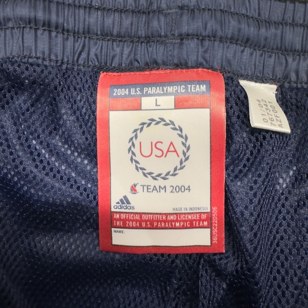Adidas Adidas Pants SZ L 2004 USA Olympic Team Track Pants Baggy Size US 34 / EU 50 - 7 Thumbnail
