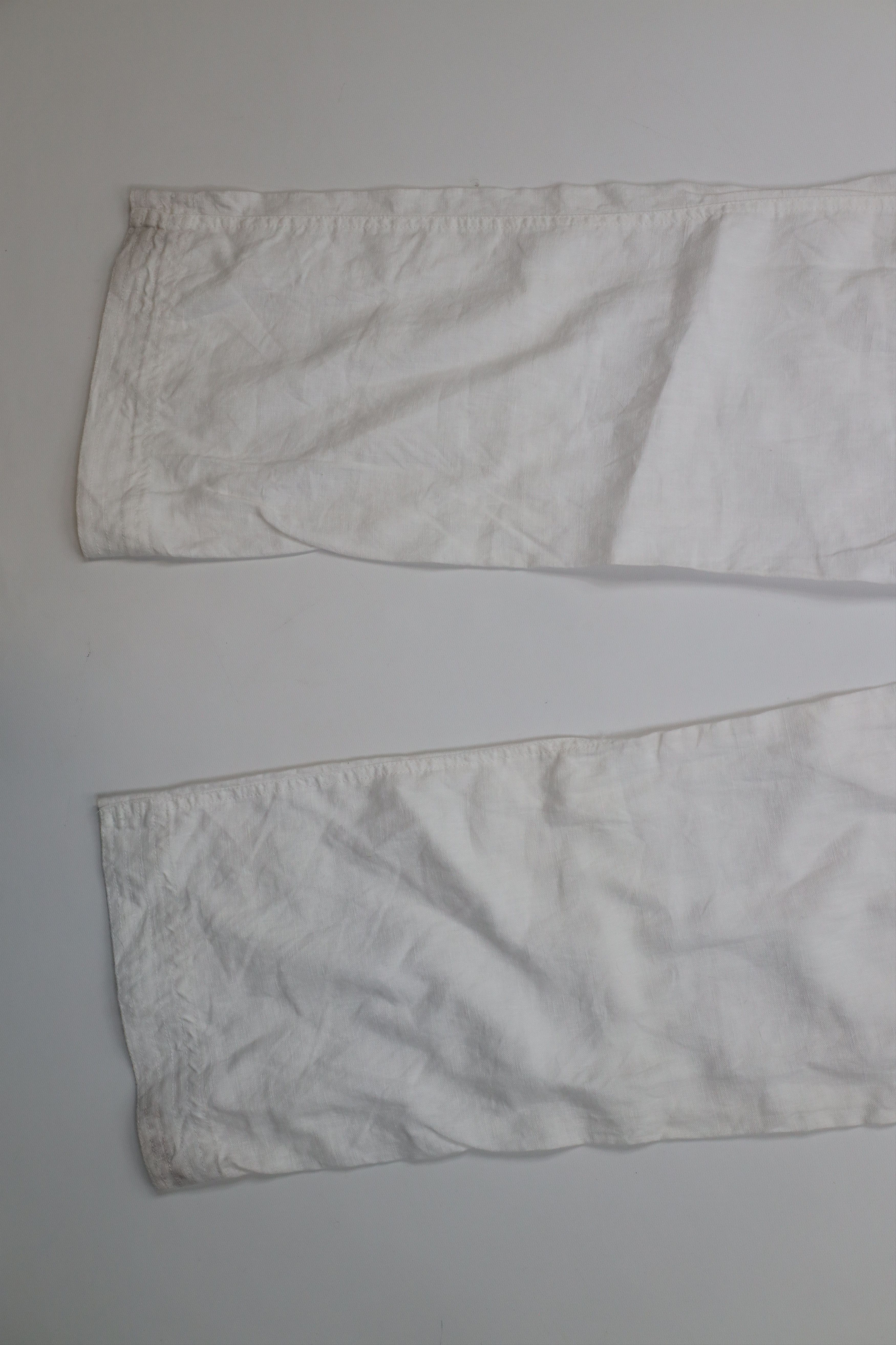 Vintage Vintage 90s Streetwear Sheer Linen Wide Leg Harem Pants Size US 34 / EU 50 - 13 Thumbnail