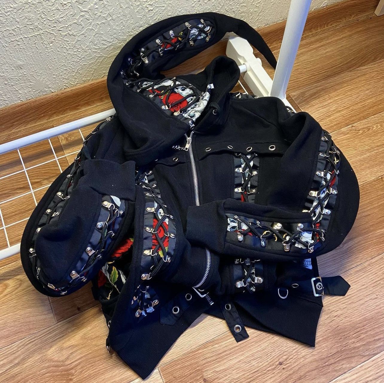Affliction Vintage Cyber Y2K Opium Zip Hoodie Affliction Style Gothic Size US M / EU 48-50 / 2 - 5 Thumbnail