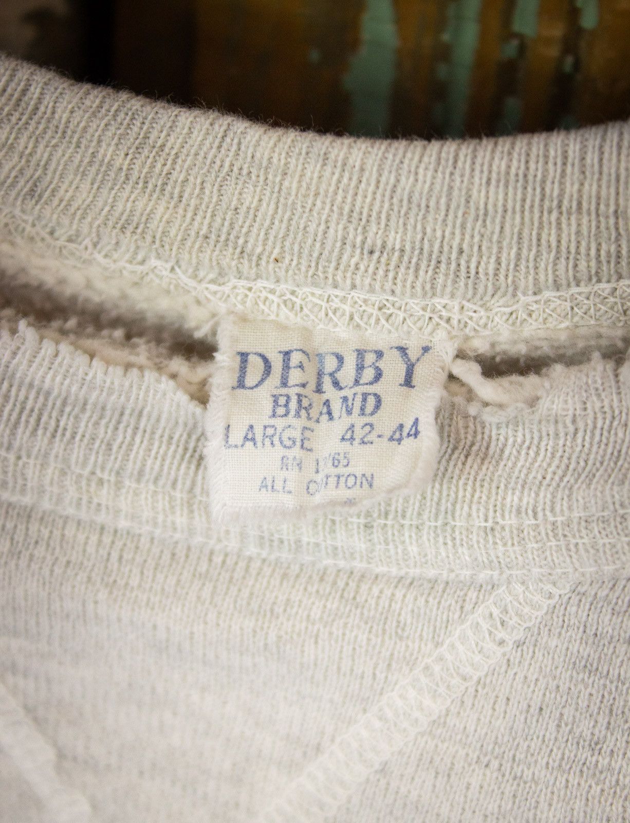 Vintage Vintage Derby Brand Single V Sweatshirt 50s Size US L / EU 52-54 / 3 - 2 Thumbnail