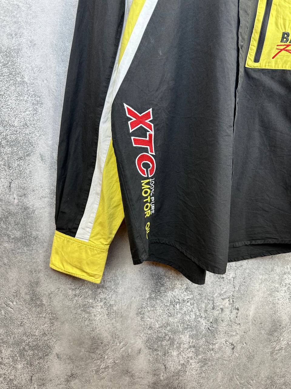 Vintage Bardahl Racing Shirt XTC Zip Pocket Button Up Long Sleeve Size US XL / EU 56 / 4 - 6 Thumbnail