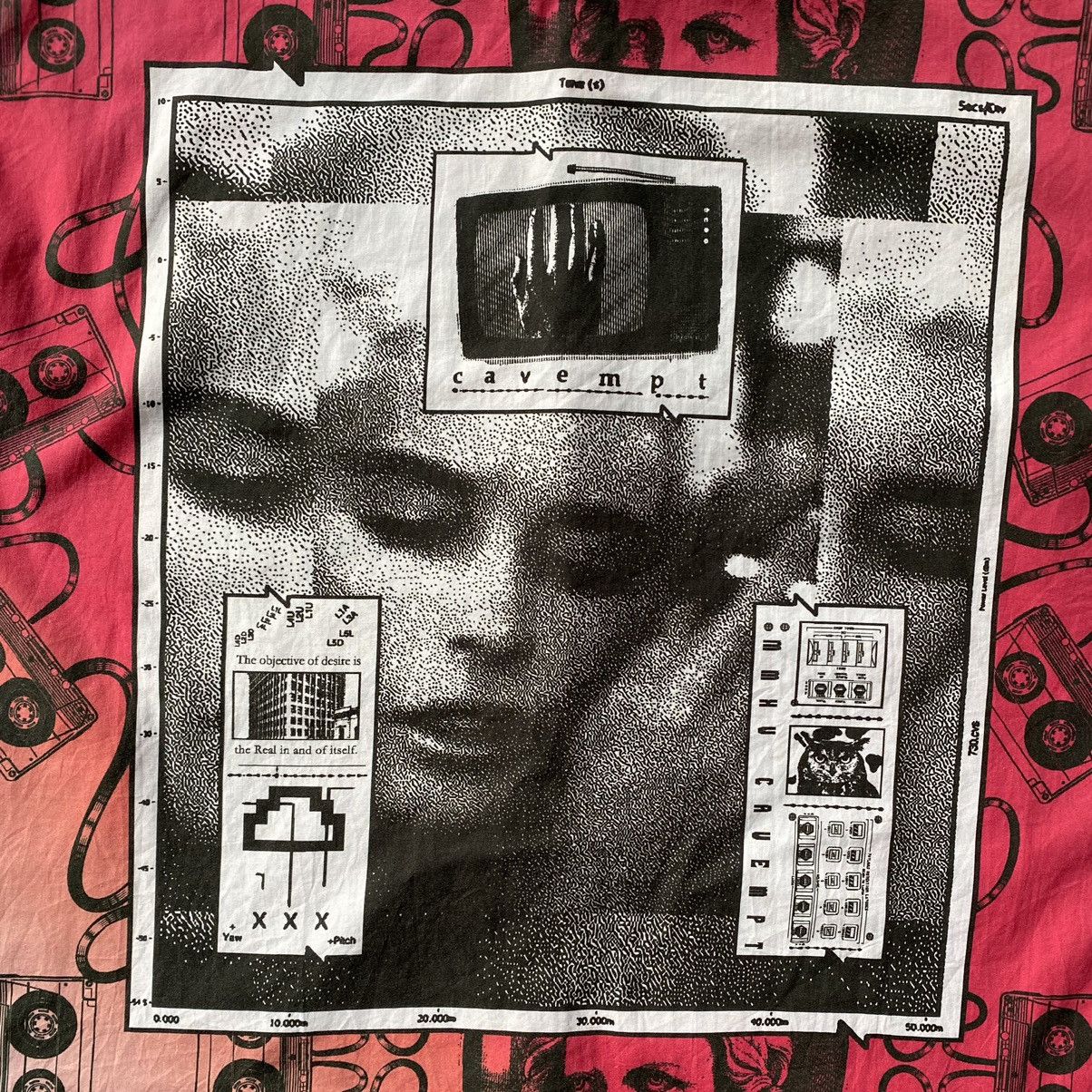 Cav Empt Cav Empt Pink Dye Cassette Tape Oversize Shirt Size US M / EU 48-50 / 2 - 4 Thumbnail