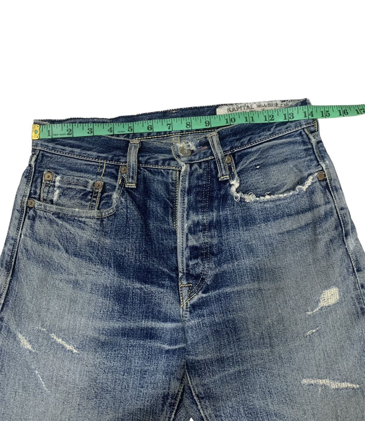 Kapital Kapital distressed selveged denim Size US 28 / EU 44 - 8 Thumbnail