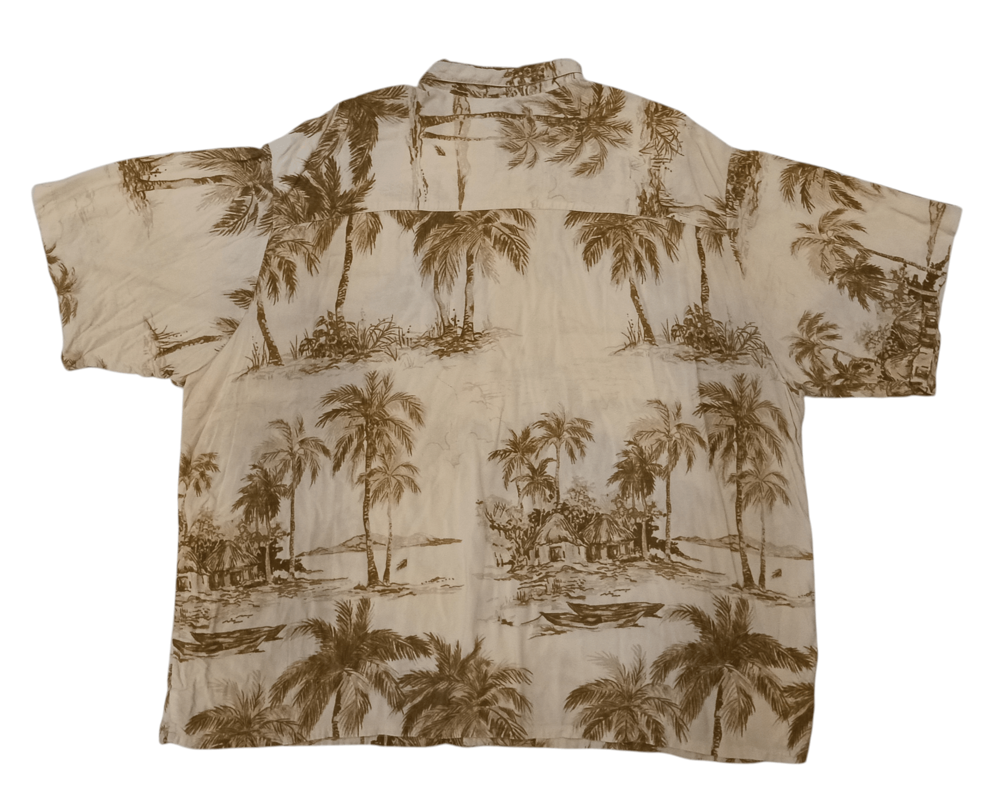 Puritan Puritan Village 100 Rayon Shirt Button Oversized (S297) Size US XXL / EU 58 / 5 - 2 Thumbnail