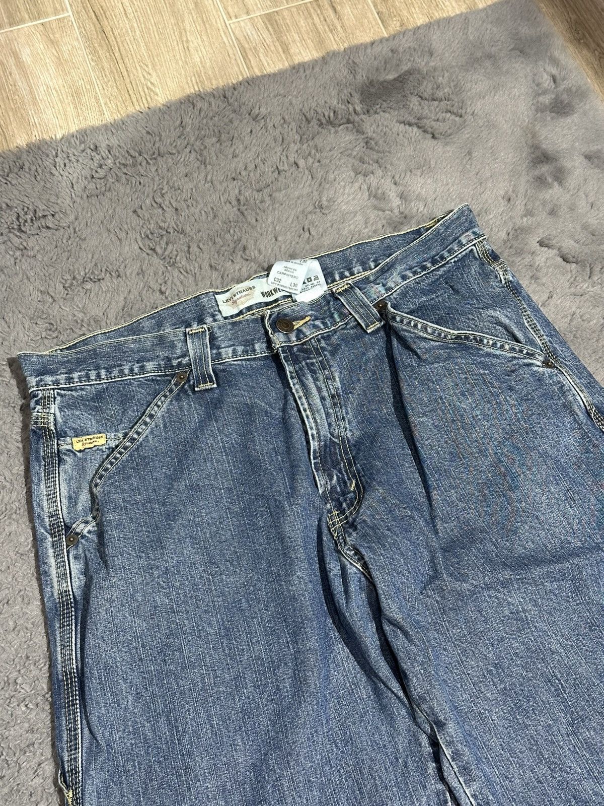 Levi's Vintage Clothing Vintage Levi's Workwear Loose Carpenter Jeans Size US 32 / EU 48 - 4 Thumbnail