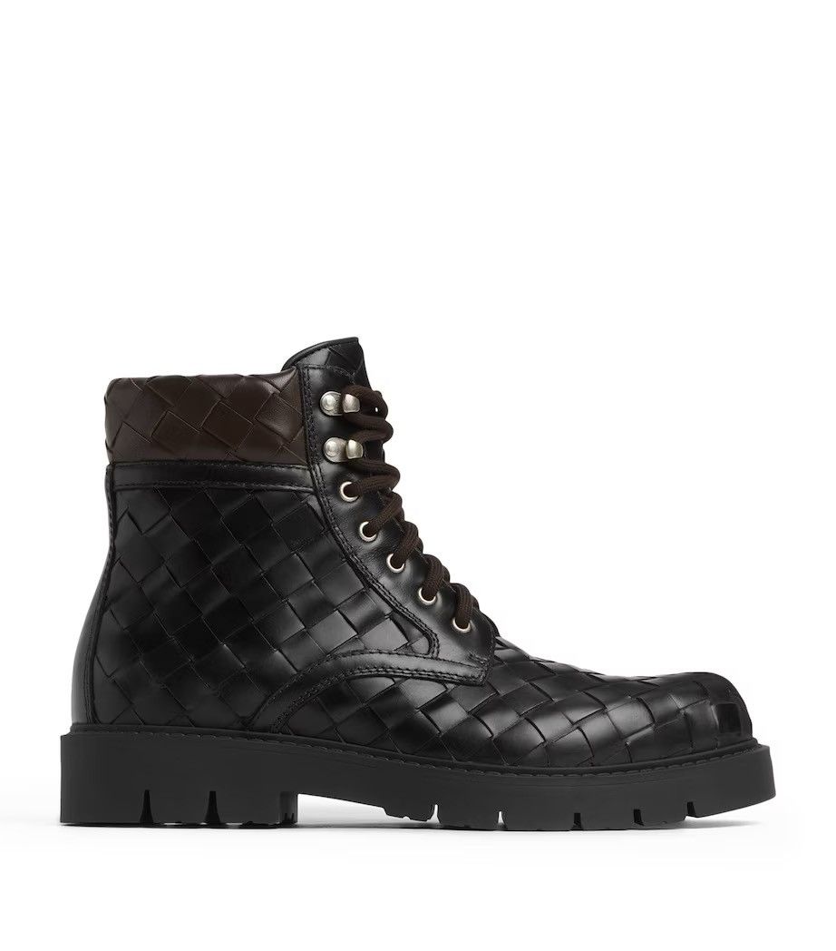 Bottega Veneta Bottega Veneta Fondant intrecciato lace up boot Size US 10 / EU 43 - 13 Thumbnail