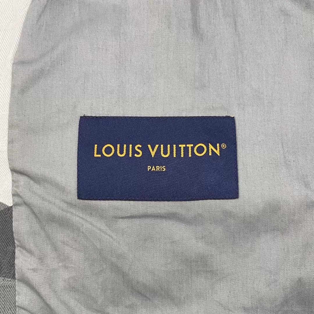 Louis Vuitton LV Camo Geometric Portrait Collage Denim Jacket Size US S / EU 44-46 / 1 - 6 Thumbnail
