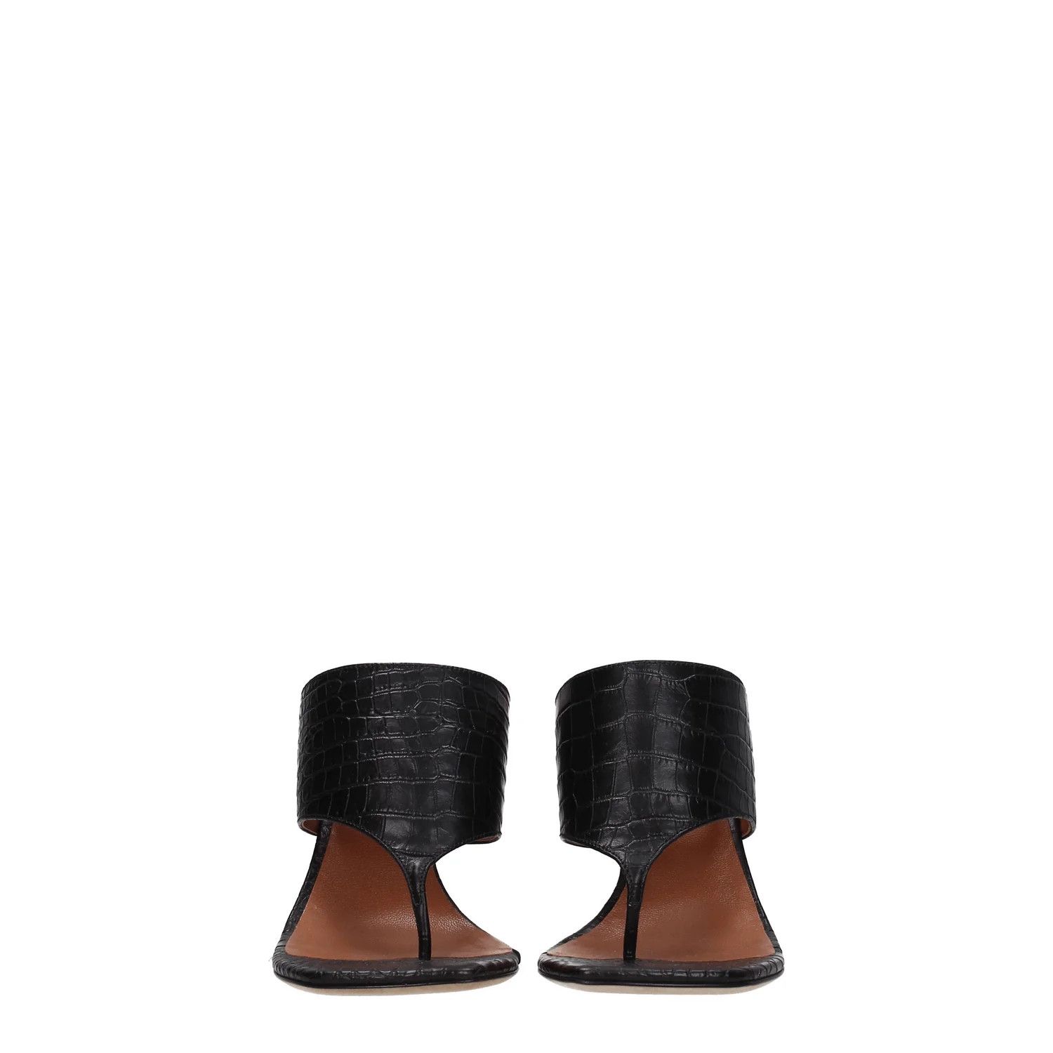 Paris Texas ob1o1e1124 Leather Sandals in Black Size US 6 / IT 36 - 3 Thumbnail