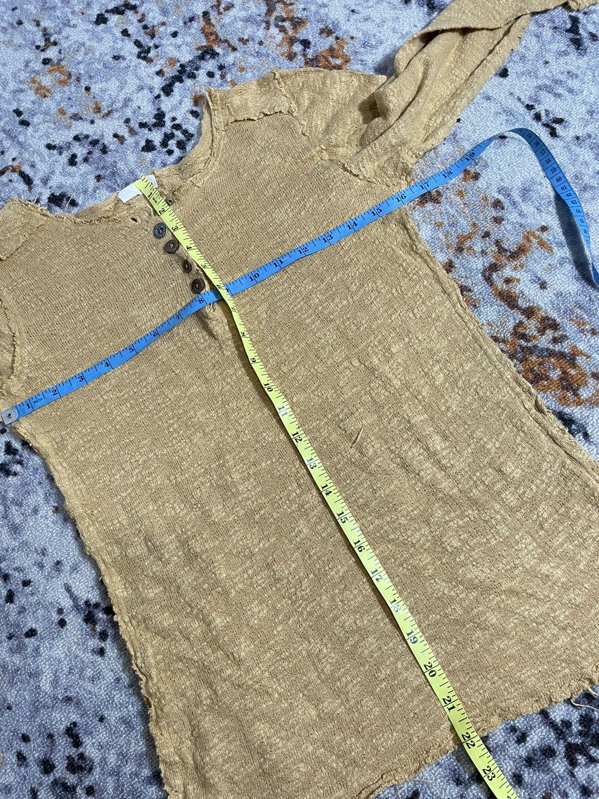 If Six Was Nine Japanese Half Button Longsleeve distressed style Size M / US 6-8 / IT 42-44 - 8 Thumbnail