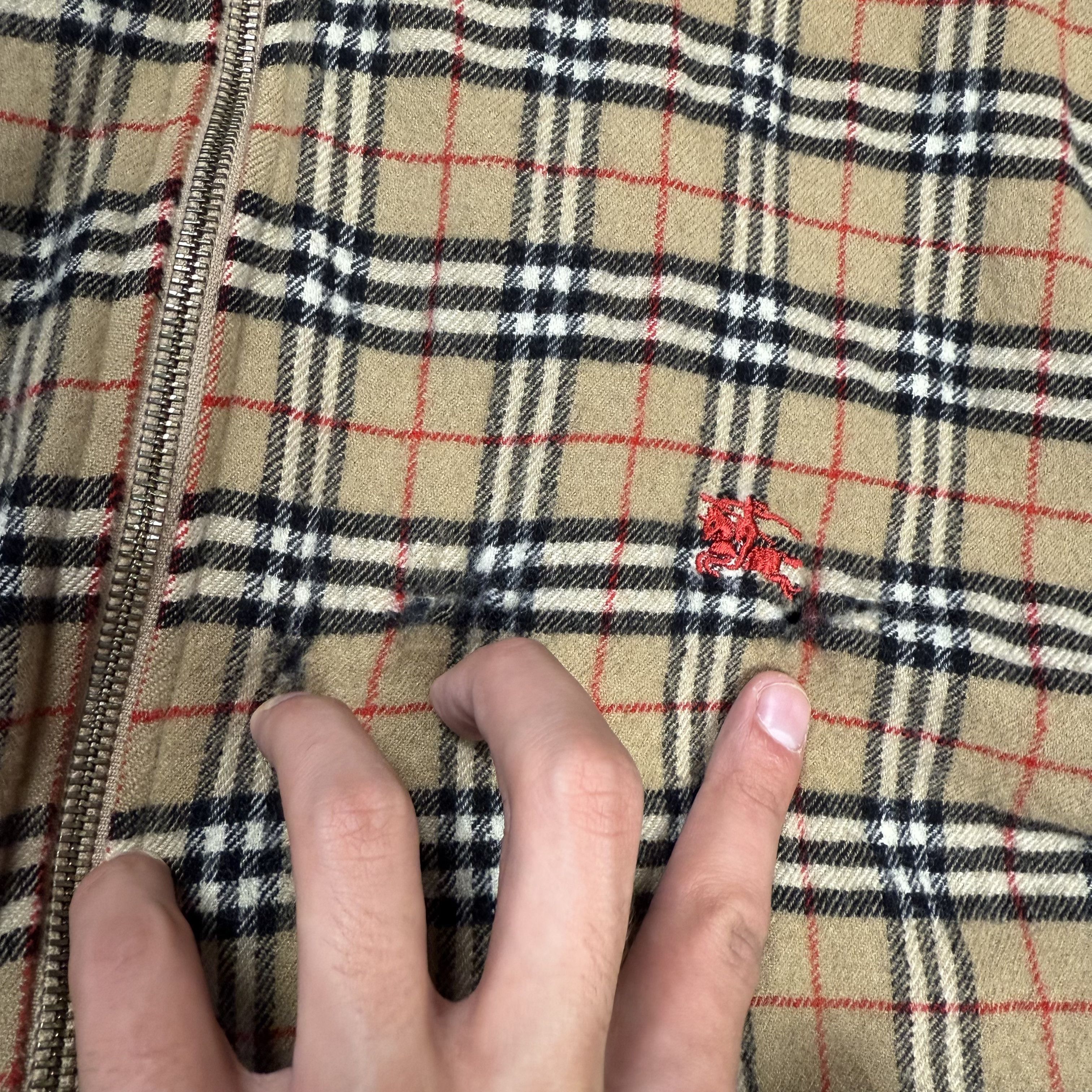 Burberry Vintage Burberrys 90s Nova Check Reversible Zip Up Jacket Size US S / EU 44-46 / 1 - 10 Thumbnail