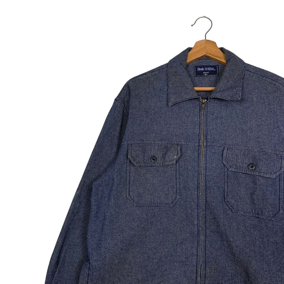 Japanese Brand Japanese Brand Nicole St Gilles Sashiko Indigo Jacket Size US M / EU 48-50 / 2 - 6 Thumbnail