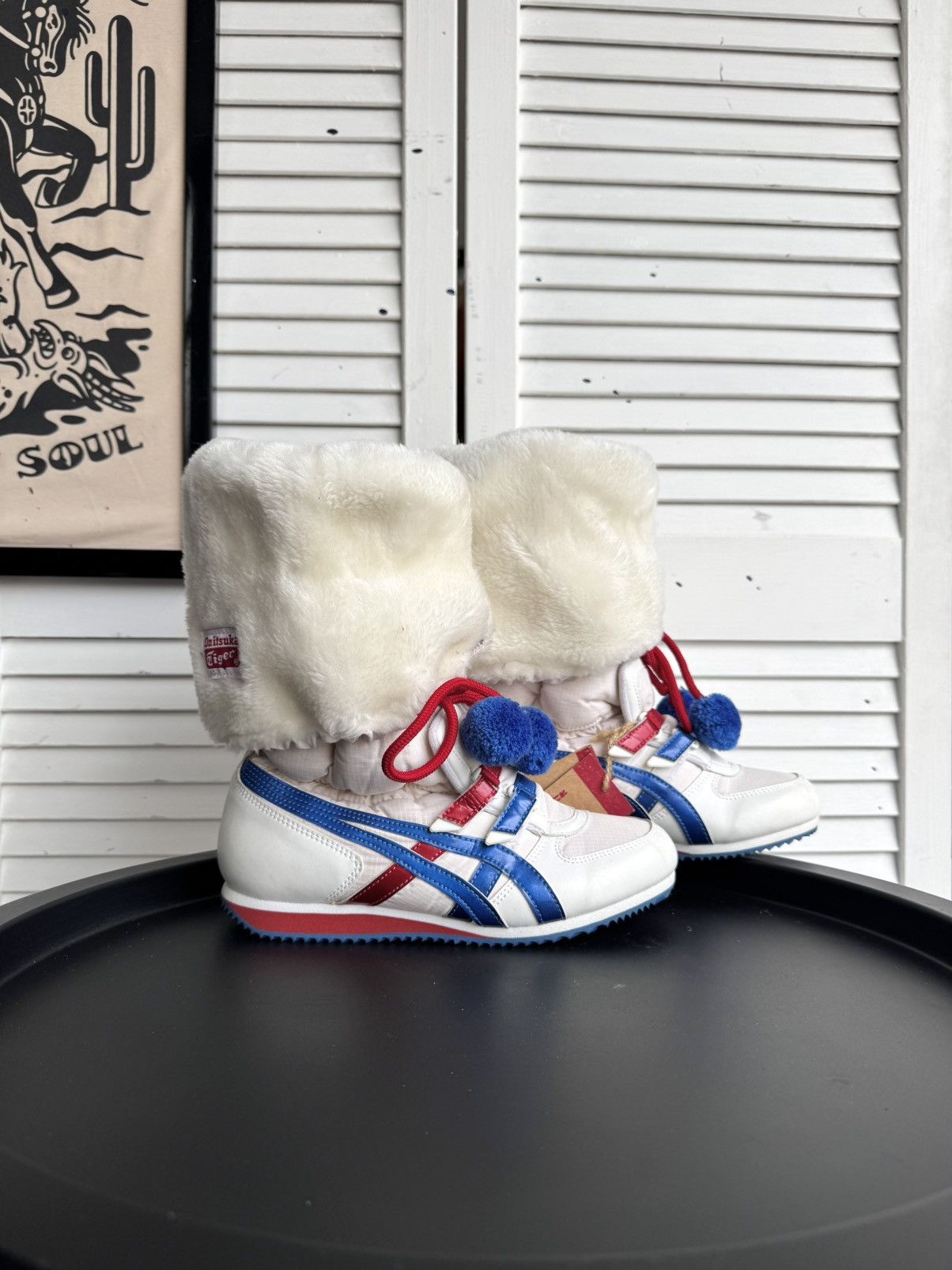 Asics Vintage ASICS Onitsuka Tiger Fur Snow Ski Boots High Y2K Size US 4 / IT 34 - 4 Thumbnail