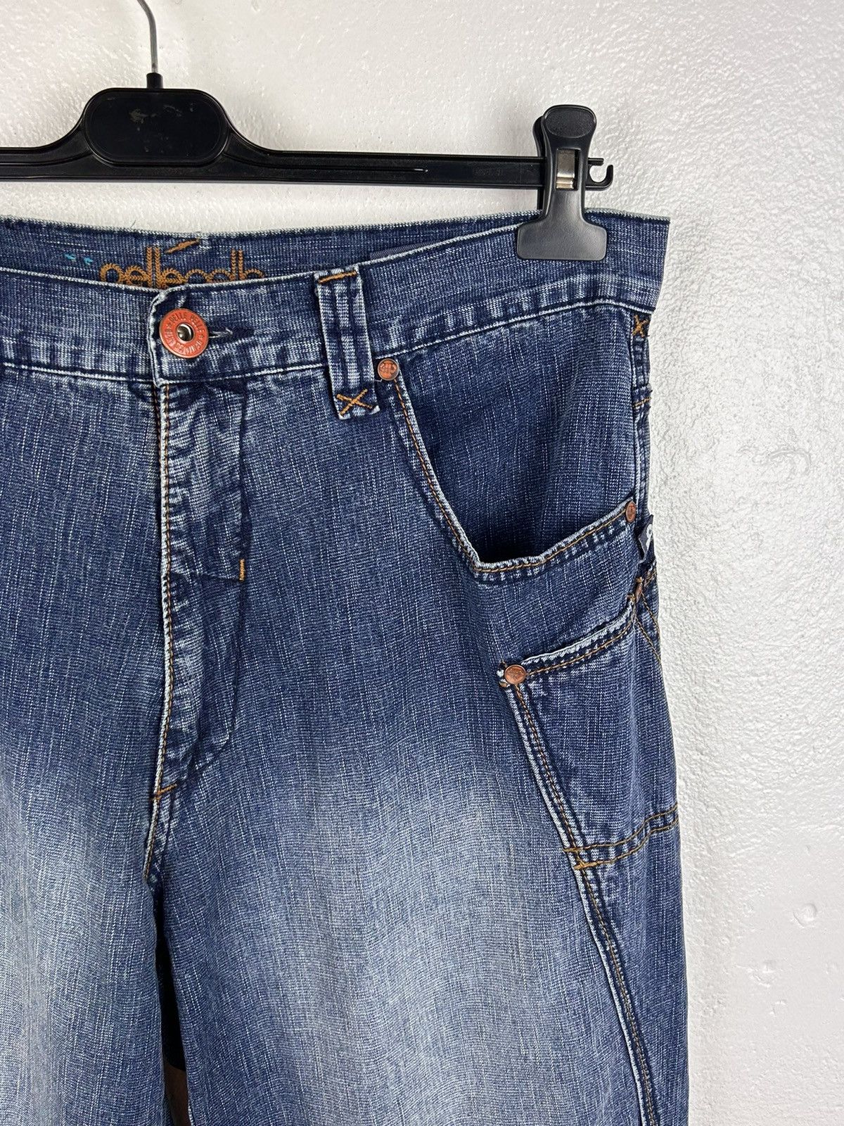Pelle Pelle 00s Vintage Pelle Pelle Y2K Dark Wash Rap Hip Hop Jeans Size US 34 / EU 50 - 2 Thumbnail