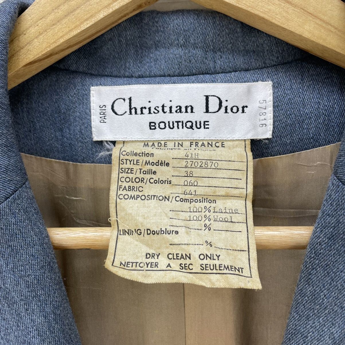 Dior 🔥Rare Vintage 70s Christian Dior Boutique Blazer Jacket Size US M / EU 48-50 / 2 - 6 Thumbnail