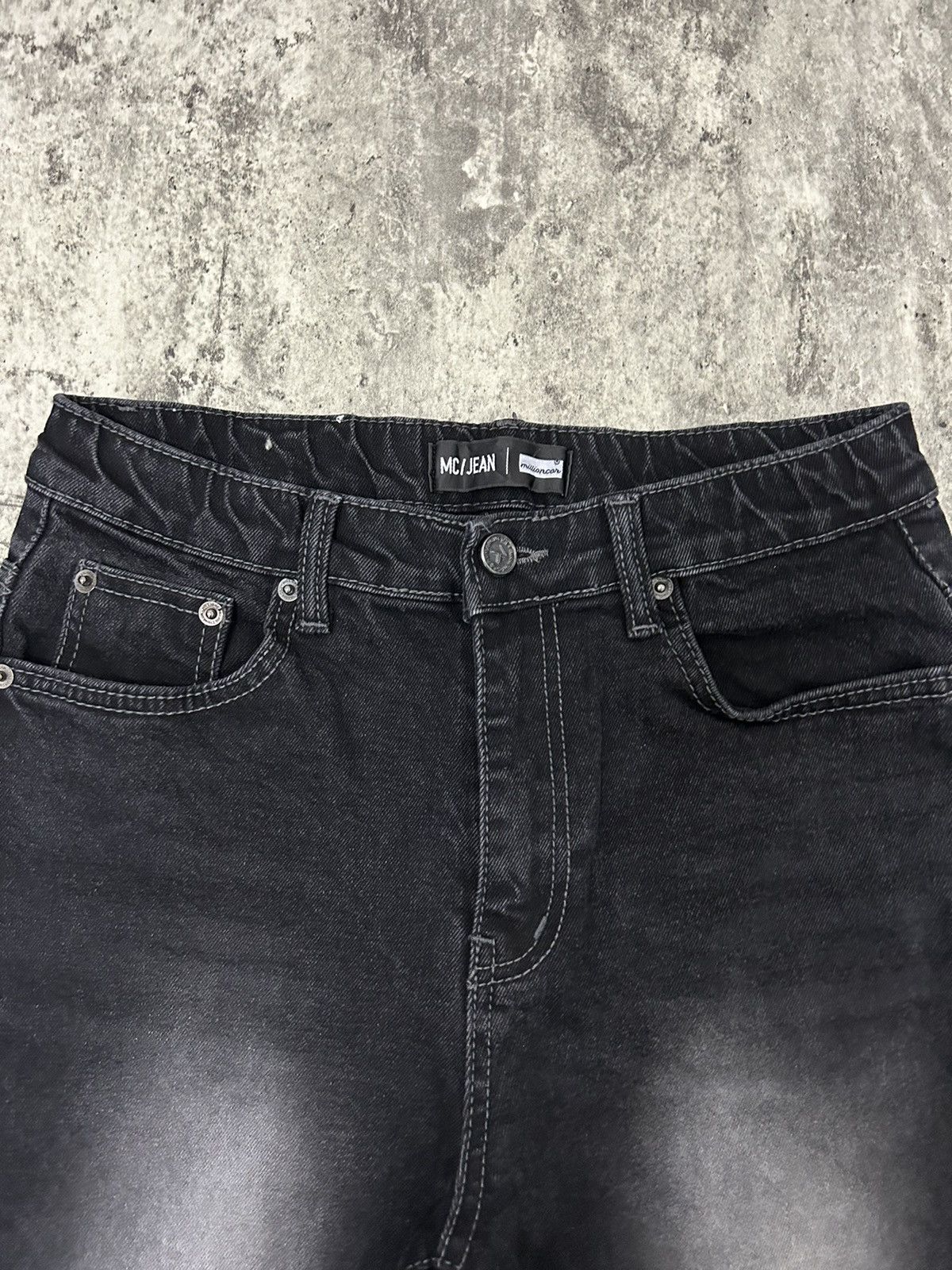 If Six Was Nine × Le Grande Bleu (L.G.B.) × Tornado Mart Millioncore Acid Wash Flare Pants Size US 27 - 8 Thumbnail