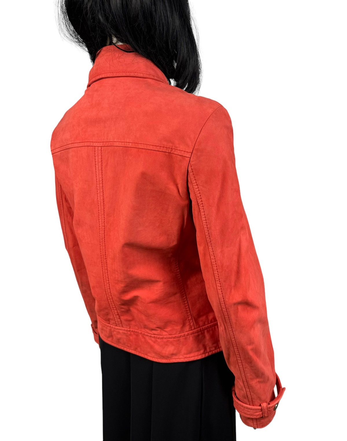 Escada Sport Escada Sport Genuine Calf Leather Nubuck Jacket size 34 Size XS / US 0-2 / IT 36-38 - 10 Thumbnail
