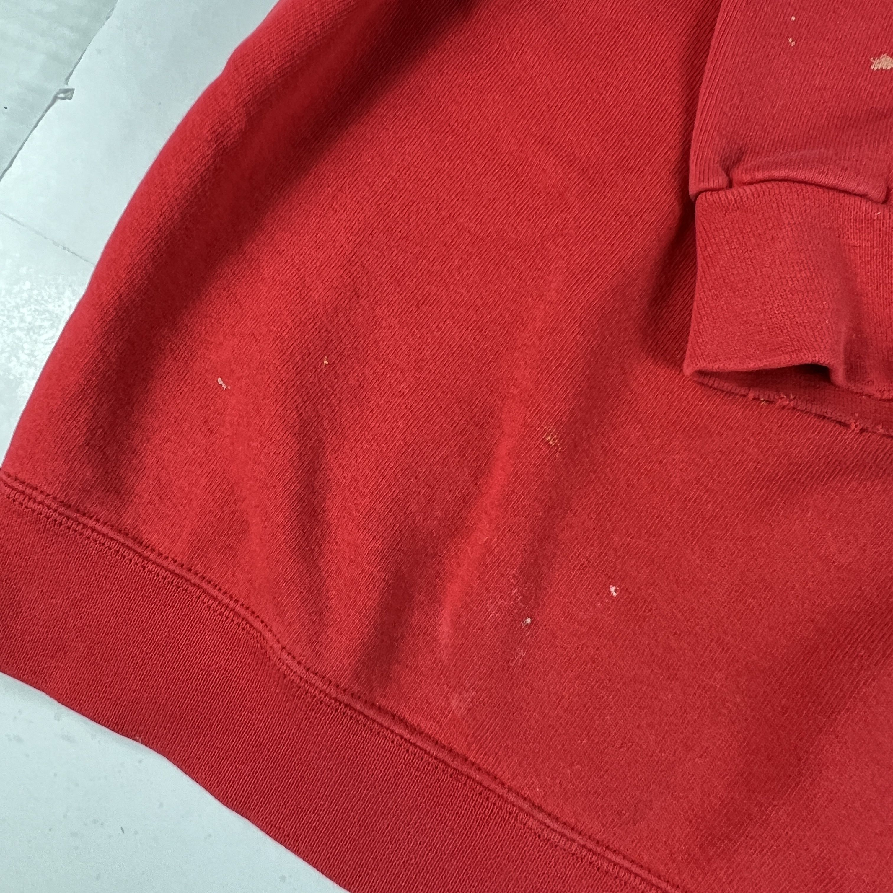 Fruit Of The Loom × NCAA × Vintage Y2K Ohio State Buckeyes Sweatshirt Red Thrashed Crewneck Size US XL / EU 56 / 4 - 5 Thumbnail