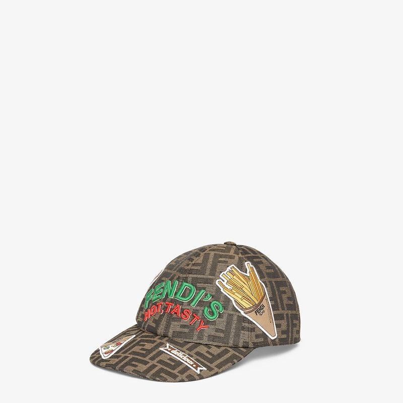 Fendi o1s1wg110426 Size:OS/Hat in Brown Size ONE SIZE - 1 Thumbnail