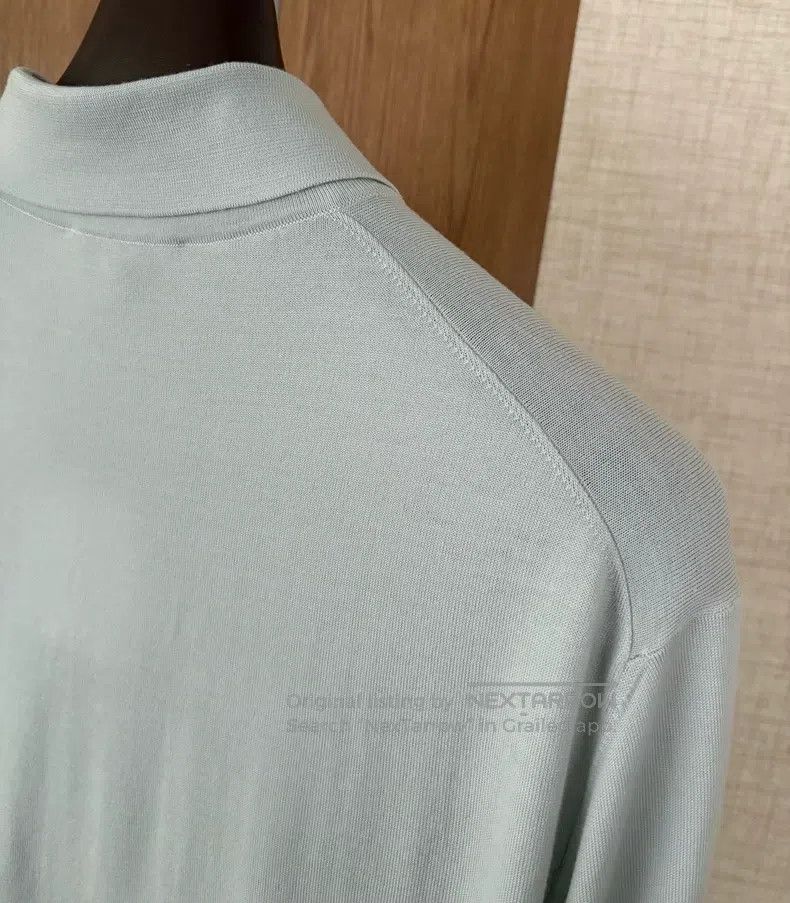 Hermes Hermes Autumn and Winter Men's Knitted Polo Size US L / EU 52-54 / 3 - 7 Thumbnail