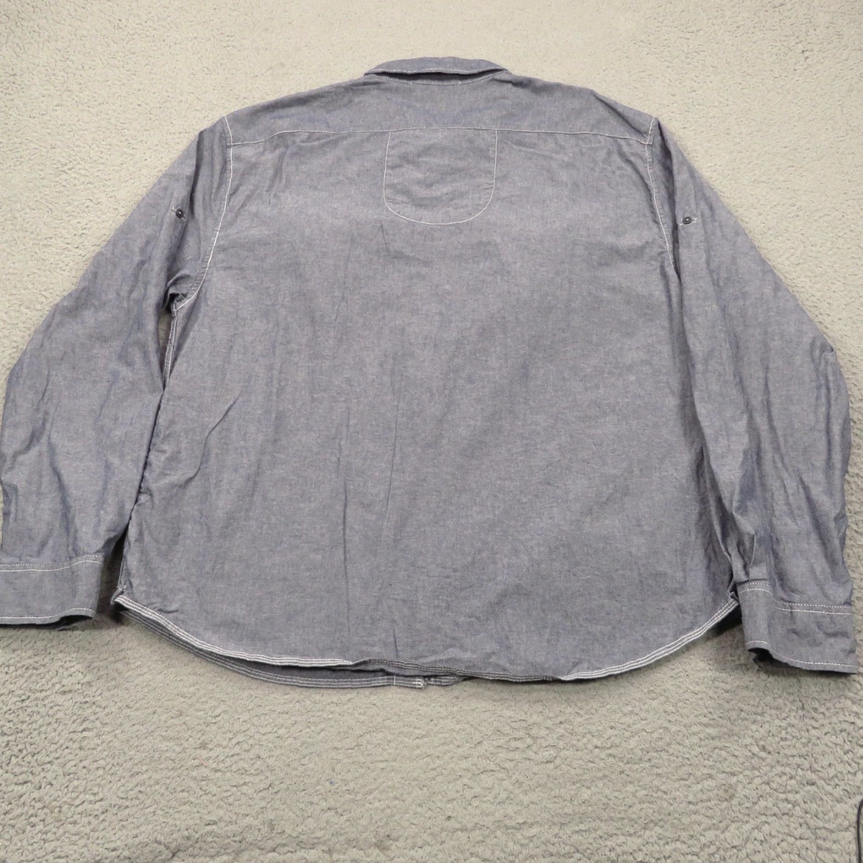 Vintage VINTAGE Girbaud Shirt Men 3XL Denim Chambray Utility Streetwear 90s Shirt Men 3XL Denim Chambray 90s Size US XXL / EU 58 / 5 - 6 Thumbnail