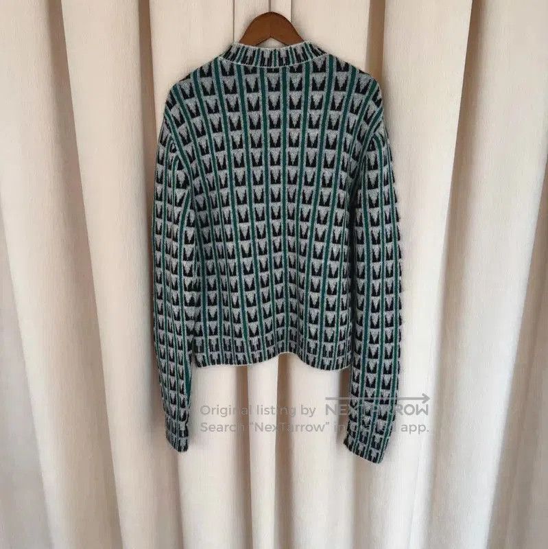 Lanvin Lanvin Green Wool Men's Pullover Sweater . Size US S / EU 44-46 / 1 - 3 Thumbnail