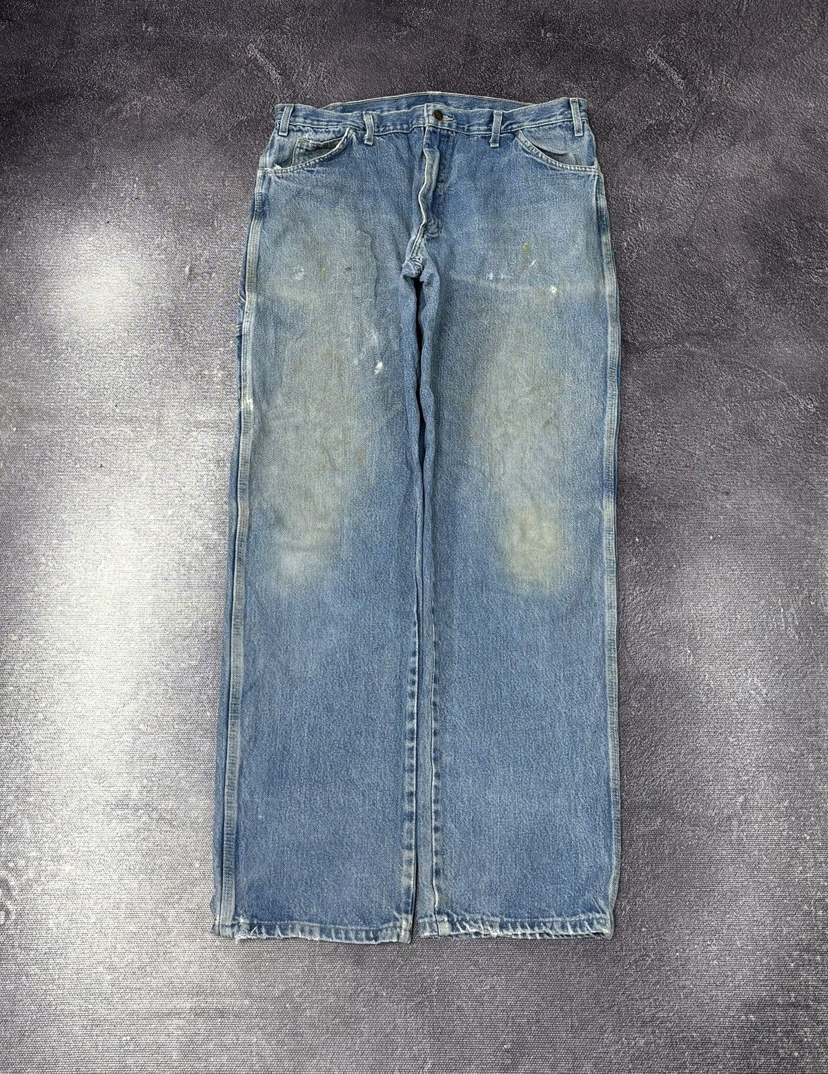 Dickies Vintage Dickies Toyota Embroidery Workwear Denim Baggy Jeans Size US 38 / EU 54 - 2 Thumbnail