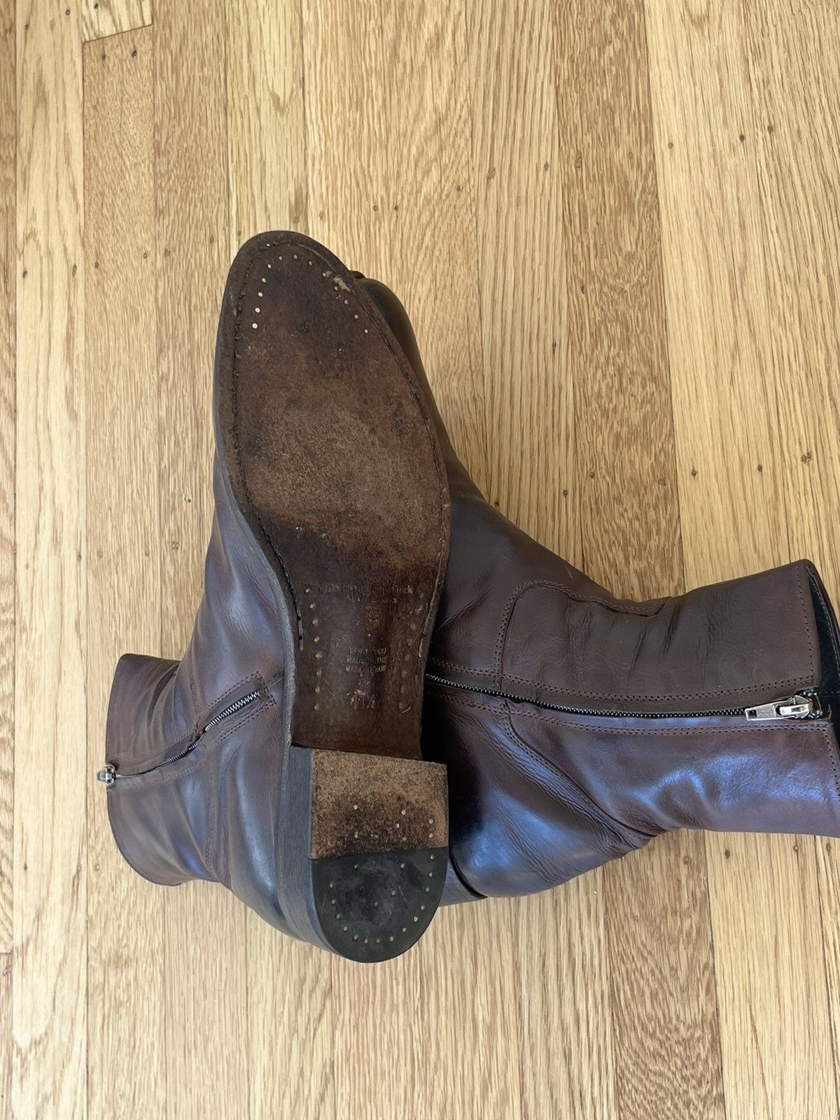 To Boot New York 11.5 | Belvedere Dark Brown Zip Boot | To Boot New York Size US 11.5 / EU 44-45 - 12 Thumbnail