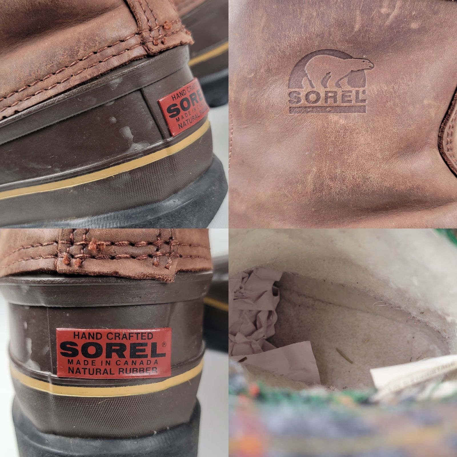 SOREL Sorel Caribou Waterproof Winter Boot 10" Hi Top Lace Up Women's Size 10 Brown Size M / US 6-8 / IT 42-44 - 9 Thumbnail