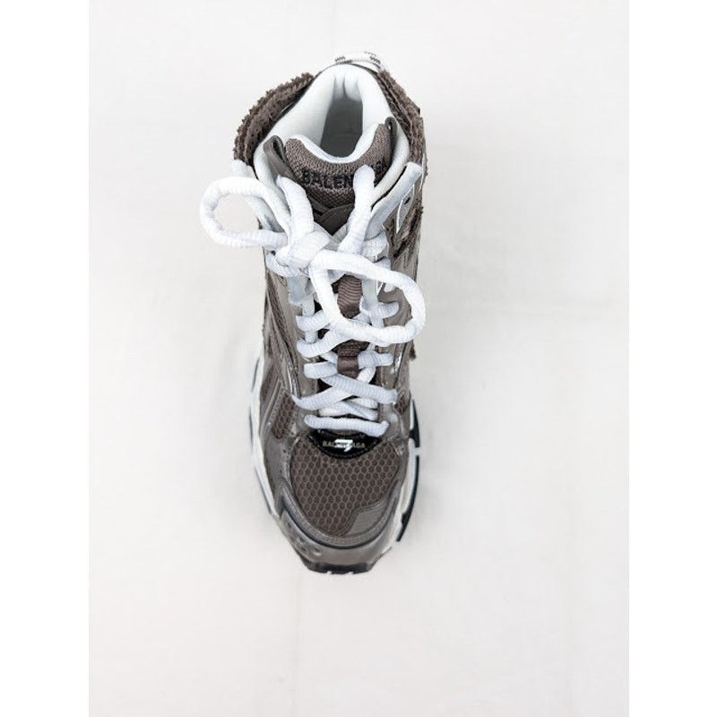 Balenciaga o1rshd1 Runner Hi-Top Sneakers in Grey/White/Black Size US 8 / EU 41 - 5 Thumbnail