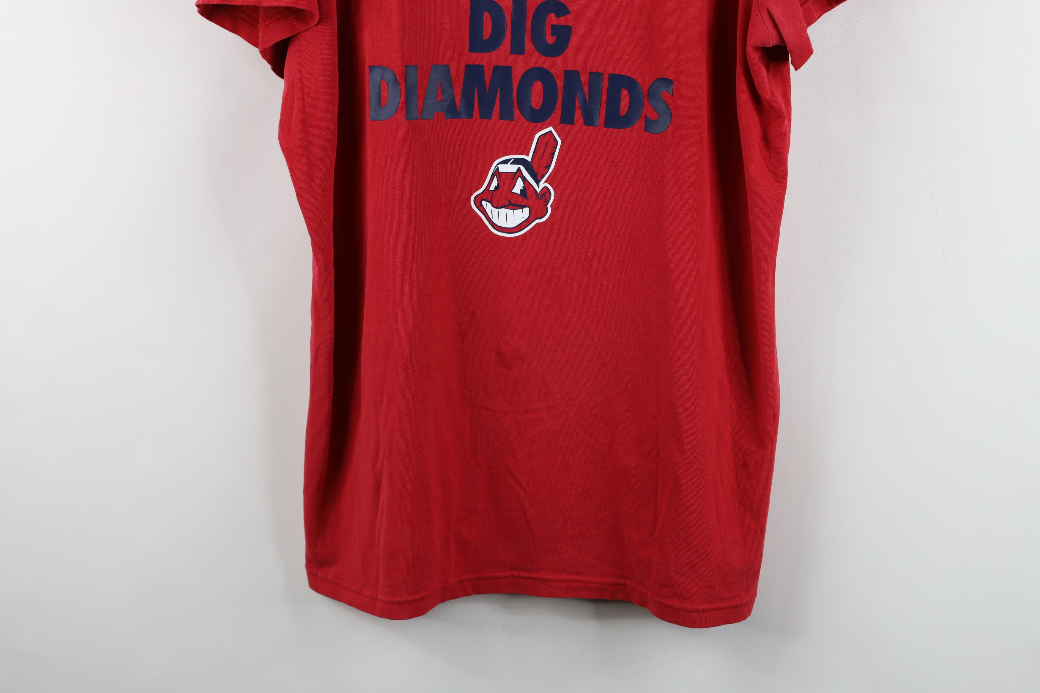 Nike Nike Center Swoosh Chief Wahoo Cleveland Indians T-Shirt Size US XL / EU 56 / 4 - 3 Thumbnail