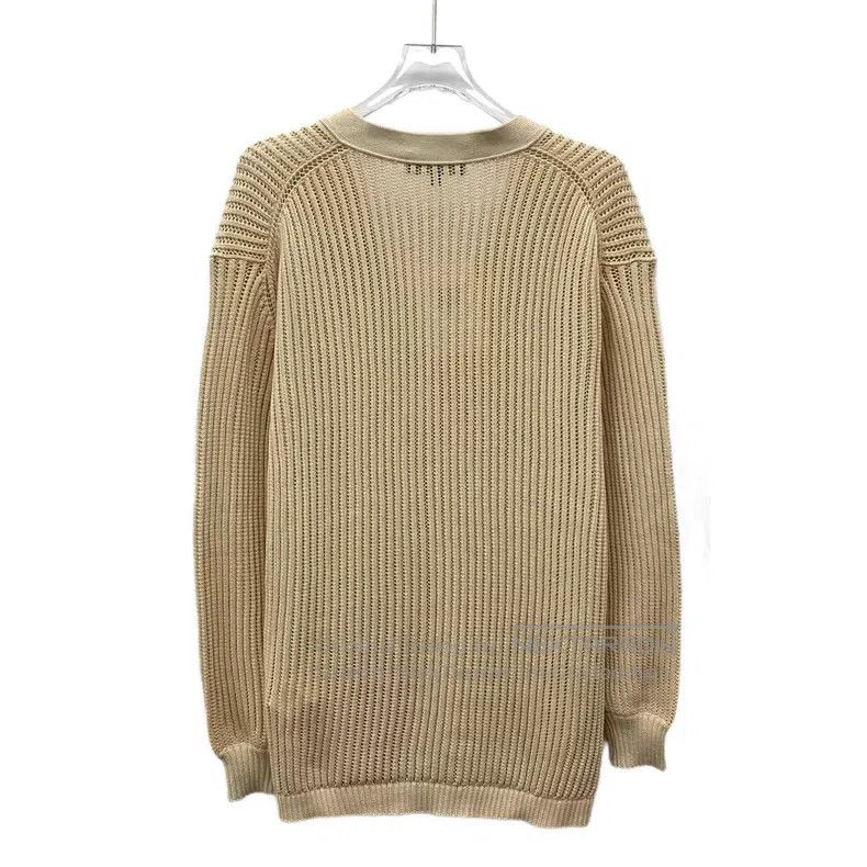 Loro Piana Loro Piana Brown mulberry silk V-neck single-breasted long Size XS / US 0-2 / IT 36-38 - 2 Thumbnail