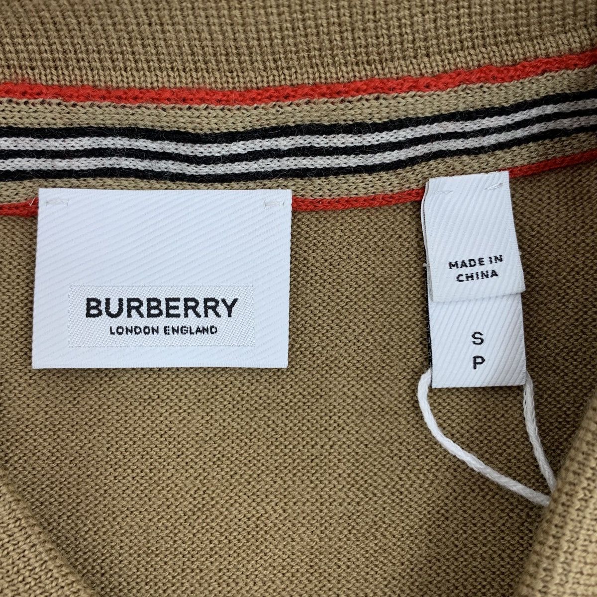 Burberry Burberry Dark Brown Wool Long Sleeve Knit Polo Shirt K26WX Size US S / EU 44-46 / 1 - 5 Thumbnail