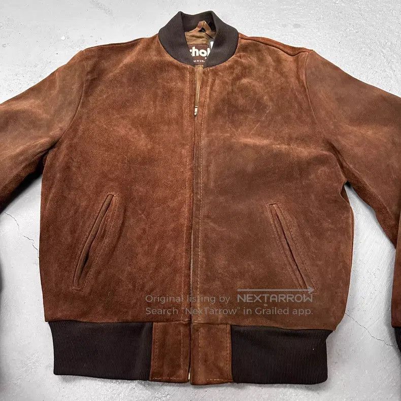 Schott Schott Vintage suede baseball jacket jacket Size US M / EU 48-50 / 2 - 9 Thumbnail