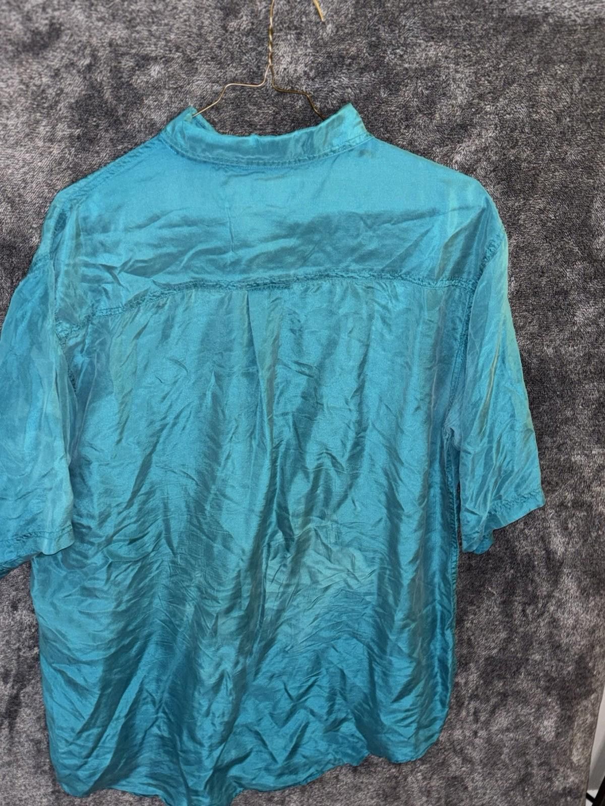 Other Impact Vintage 90s Silk Button-Up Shirt Size US L / EU 52-54 / 3 - 6 Thumbnail