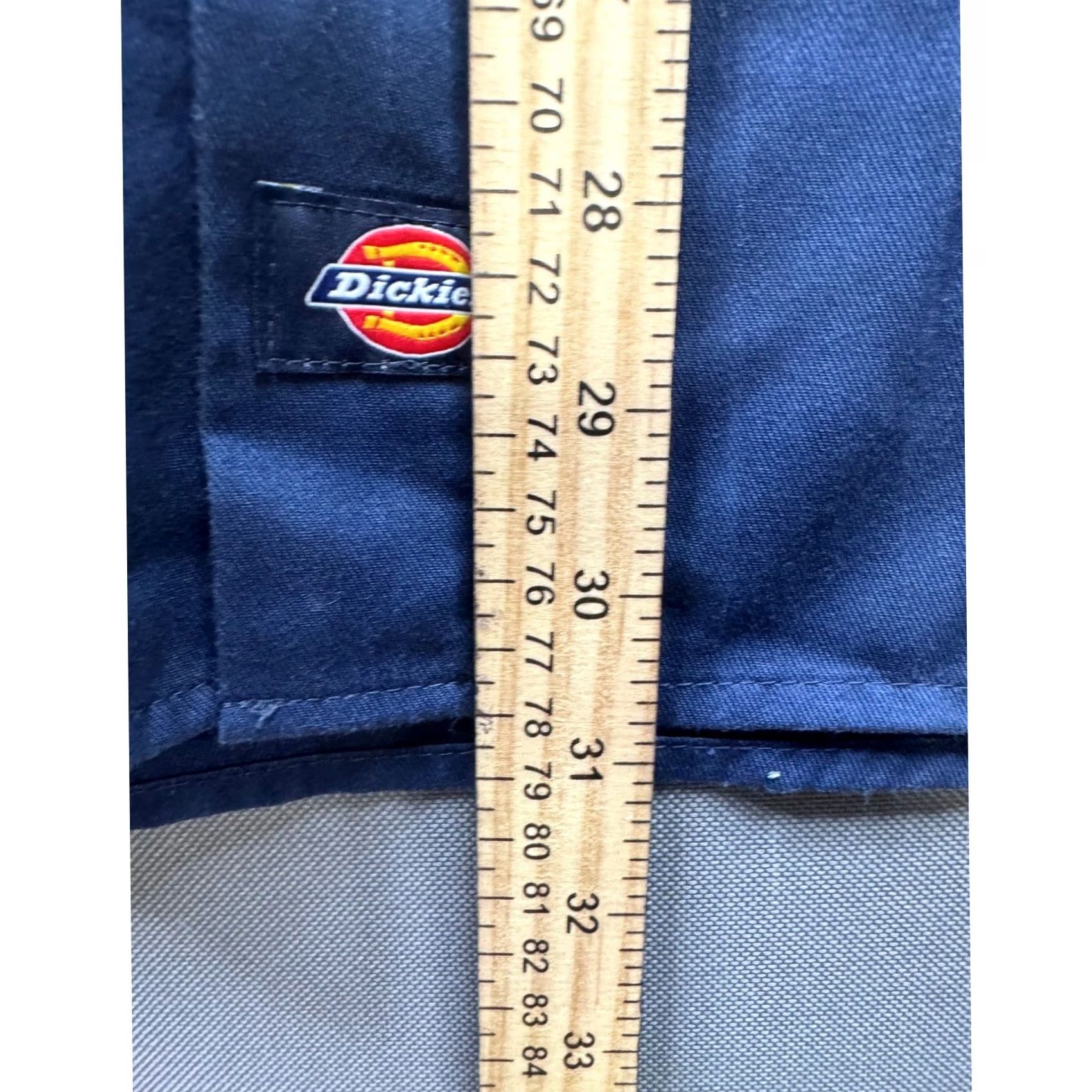Dickies Dickies Short Sleeve Work Shirt Navy Blue Men Large Two Pocket Shirt Size US L / EU 52-54 / 3 - 6 Thumbnail