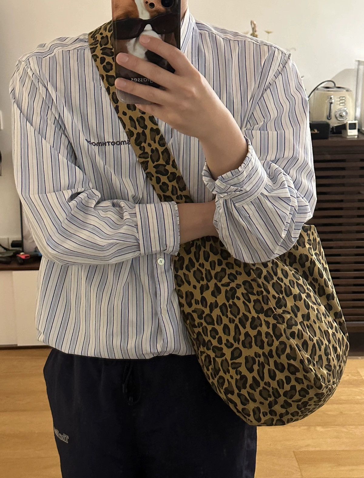 Japanese Brand Retro punk y2k leopard messenger bag shoulder bag Size ONE SIZE - 5 Thumbnail