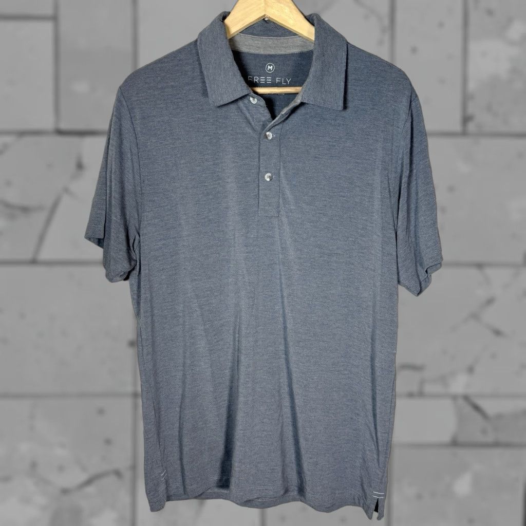 Vintage Free Fly Polo Shirt Mens Size M Gray Comfort Polo Shirt Size US M / EU 48-50 / 2 - 1 Thumbnail