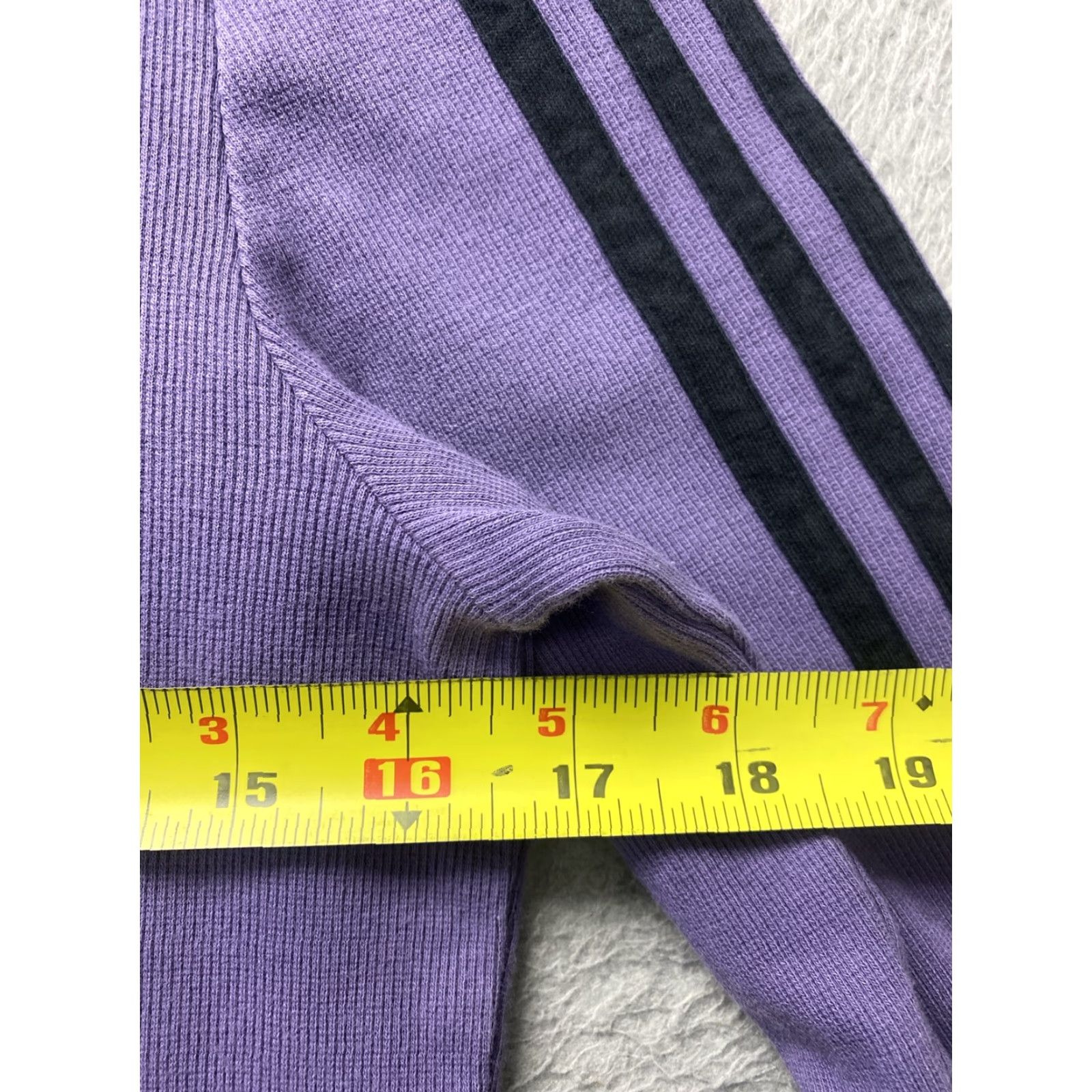 Adidas Adidas Dress Women Medium Purple Striped Mock Neck Pullover Knee Length Casual Shift 3 Stripes Regular Size M Womens Size M / US 6-8 / IT 42-44 - 5 Thumbnail