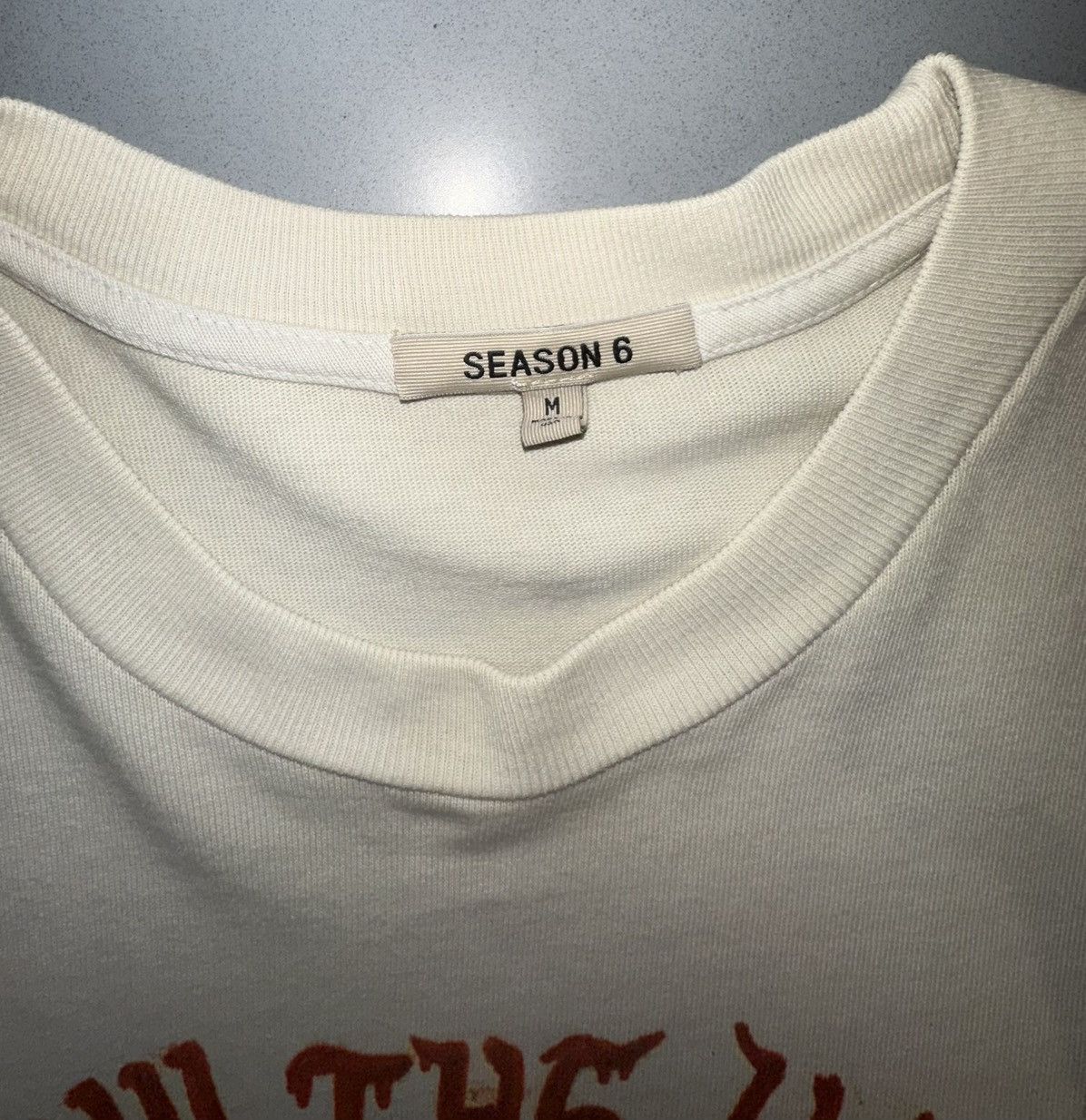 Yeezy FW18 Season 6 XXXTentacion Swallow The Hate Long Sleeve Tee Size US M / EU 48-50 / 2 - 4 Thumbnail