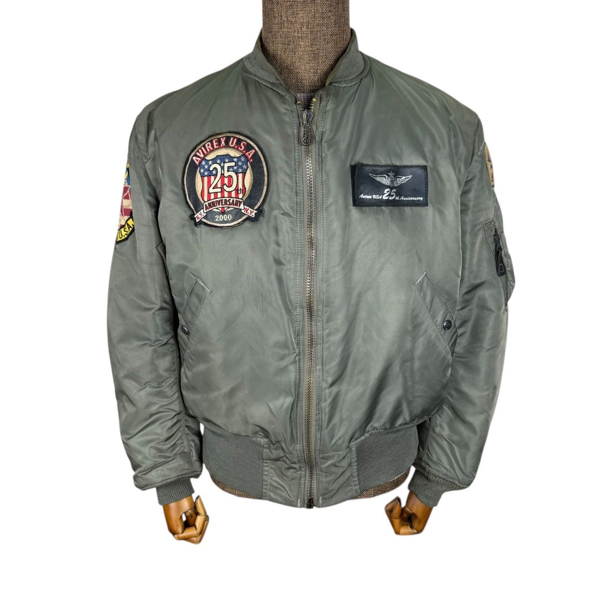 Avirex ☀️AVIREX LTD ANNIVERSARY MA -1 BOMBER JACKET Size US M / EU 48-50 / 2 - 2 Thumbnail