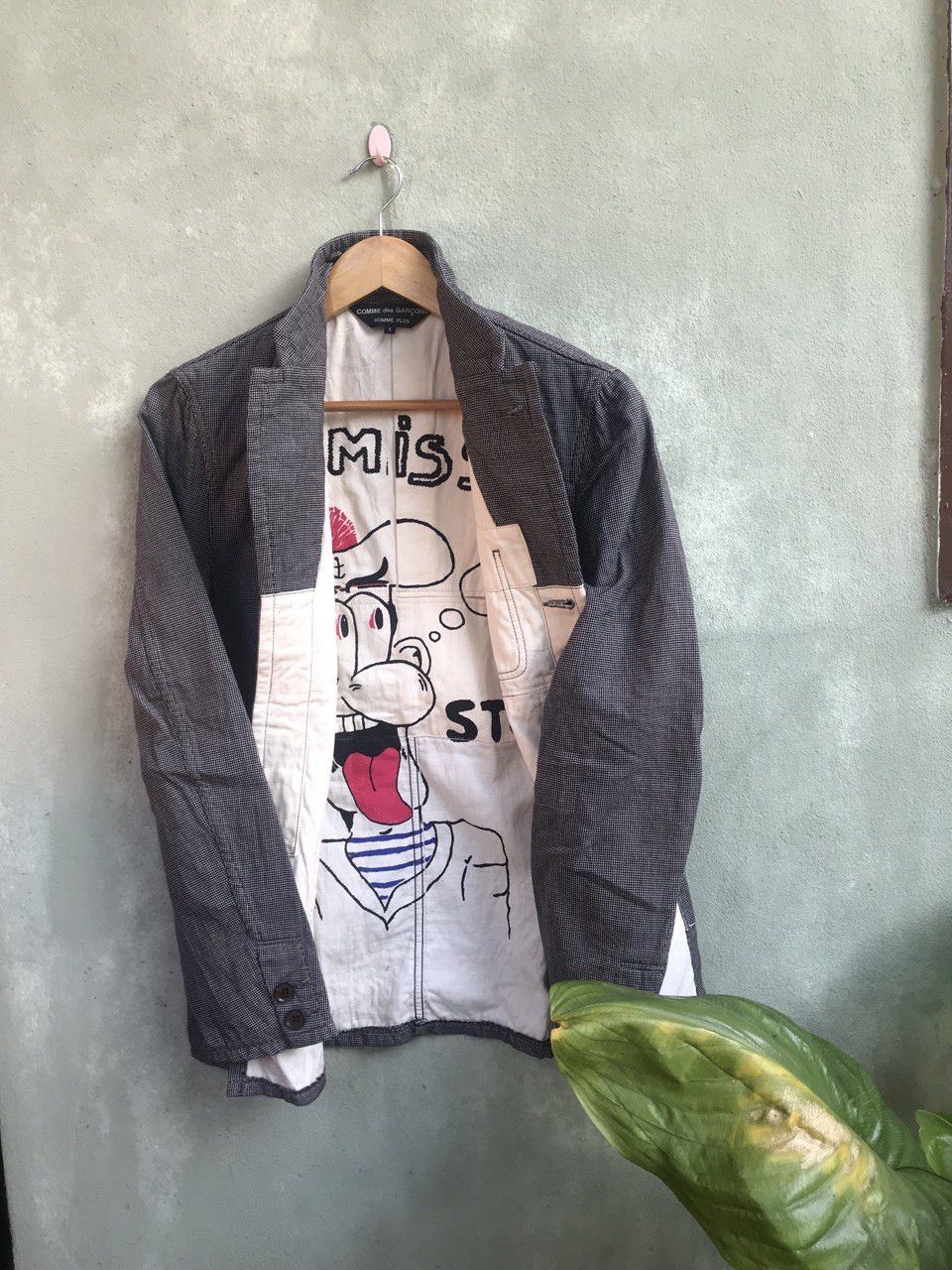 image of Comme Des Garcons Homme Plus Ad2003 Comme Des Garcons Home Plus in Grey, Men's (Size Small)