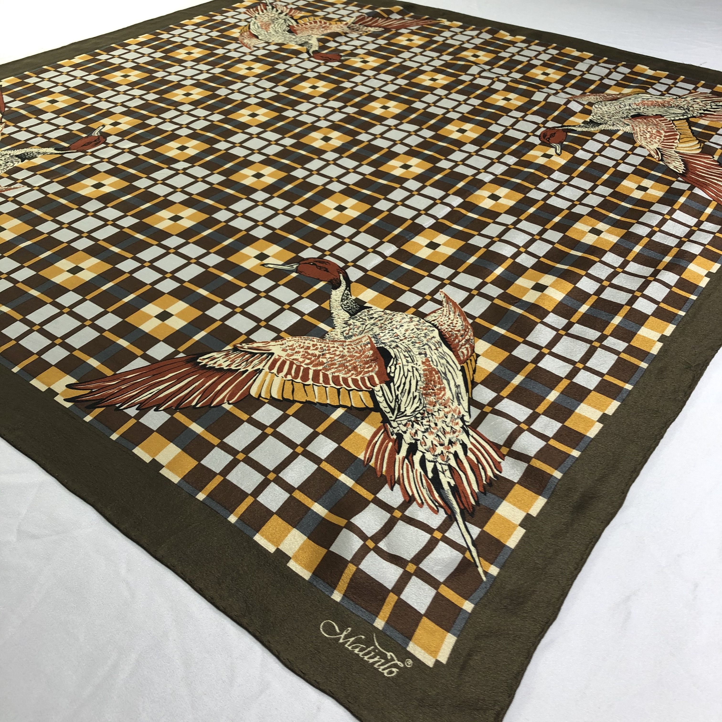 Vintage Vintage Matinlo Silk Scarf Size ONE SIZE - 3 Thumbnail