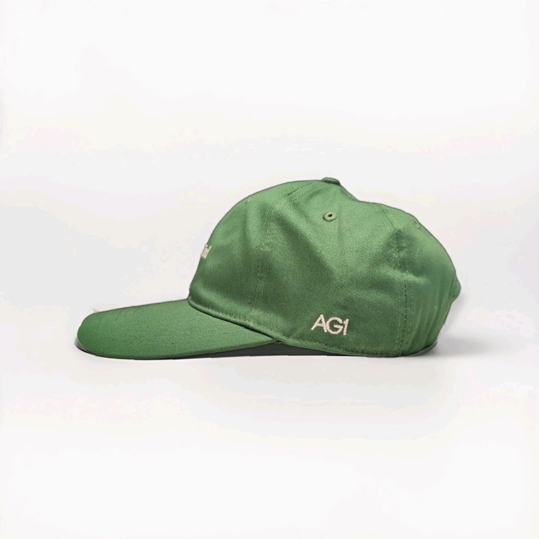 Vintage AG1 Hat Adult One Size Green Baseball Cap Adjustable Cotton Canvas NWT New With Tags Size ONE SIZE - 7 Thumbnail