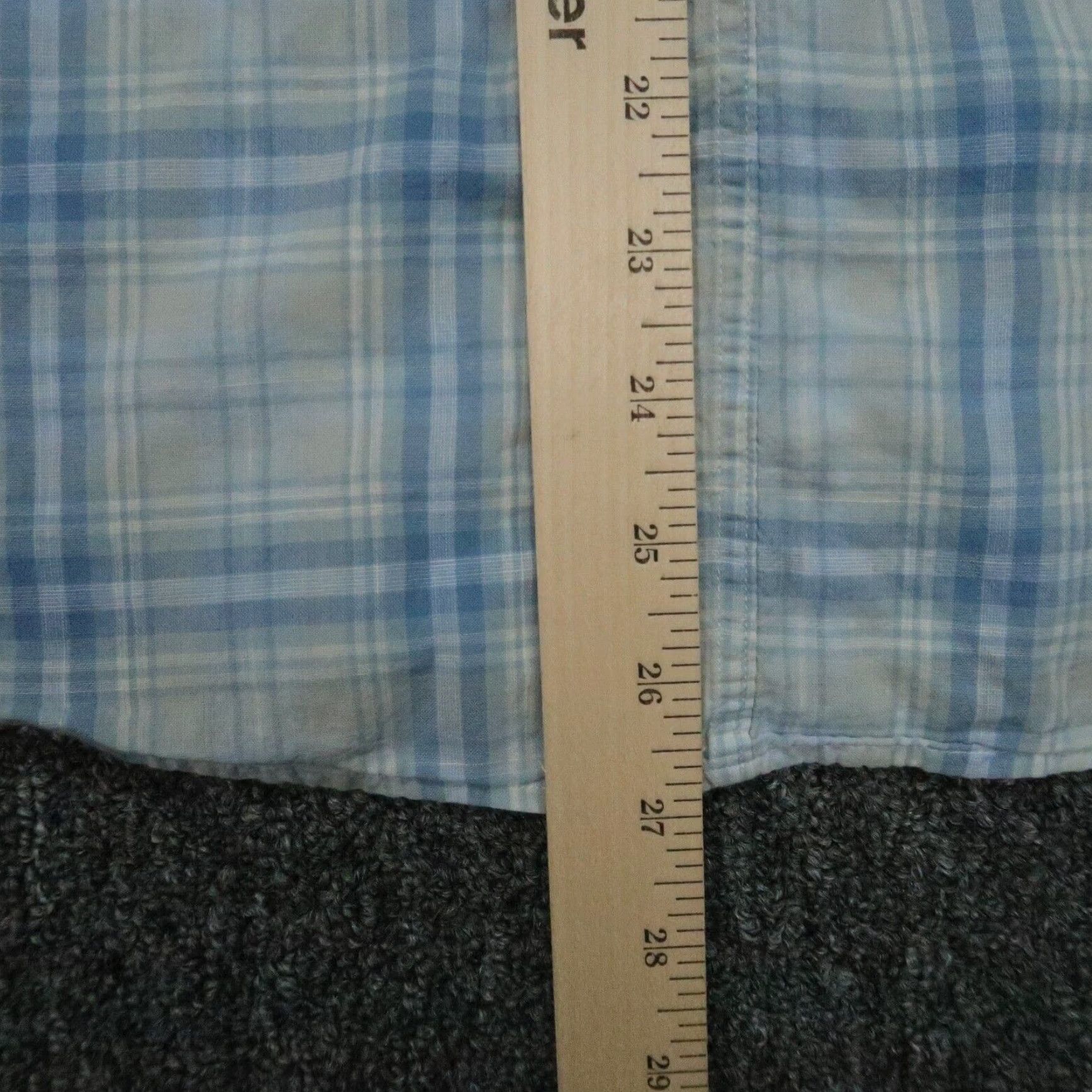 Frank & Eileen Frank & Eileen Blue Plaid Long Sleeve Button Up Shirt Mens Medium Size US M / EU 48-50 / 2 - 7 Thumbnail
