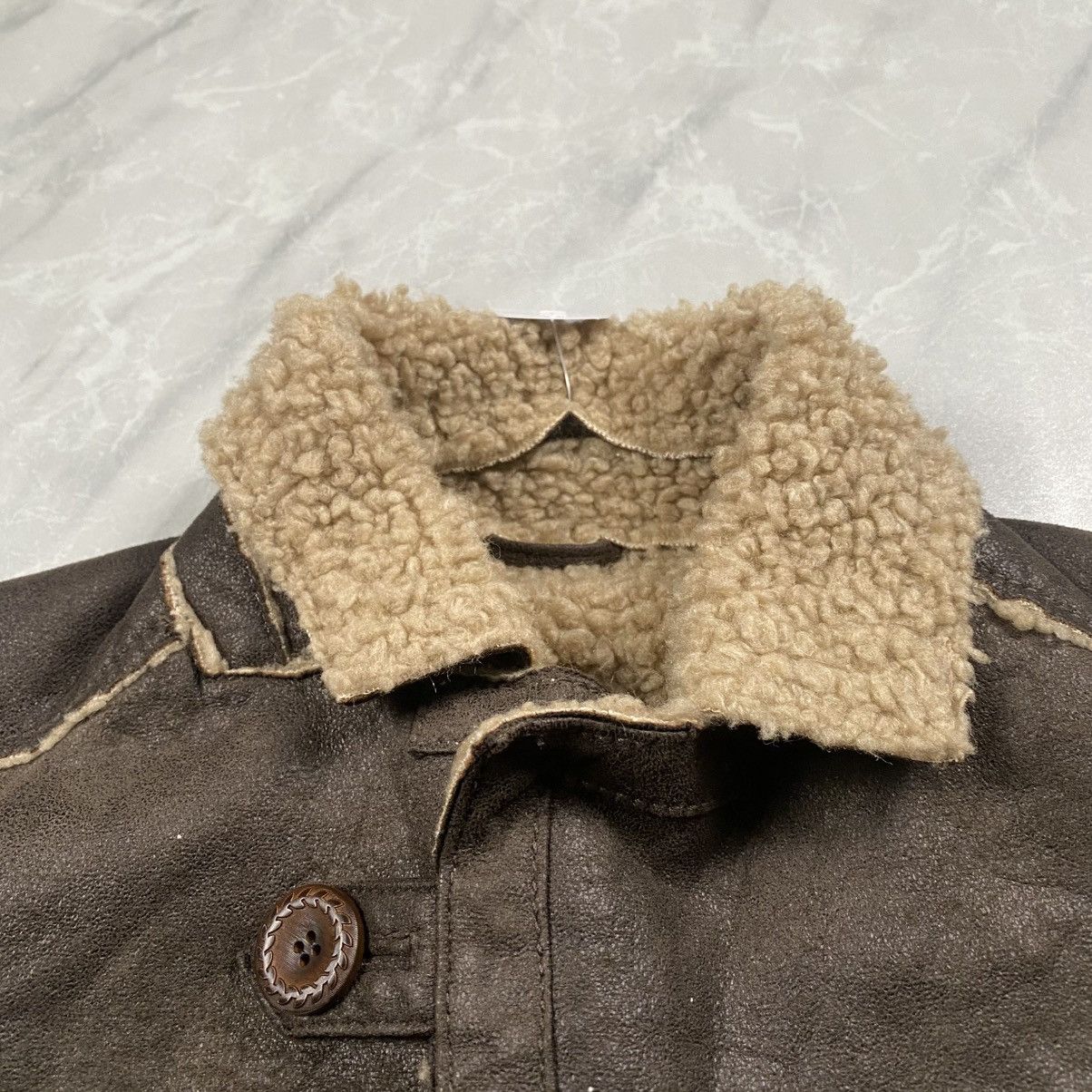 Japanese Brand Vintage Japan Shearling Like Sheepskin Jacket Size US S / EU 44-46 / 1 - 5 Thumbnail