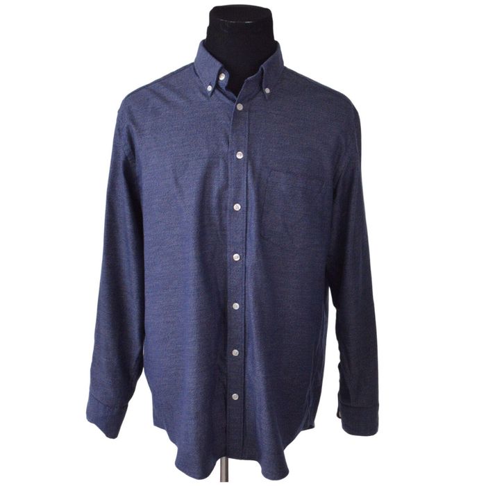 Charles Tyrwhitt Charles Tyrwhitt Mens Shirt Large Classic Fit Blue