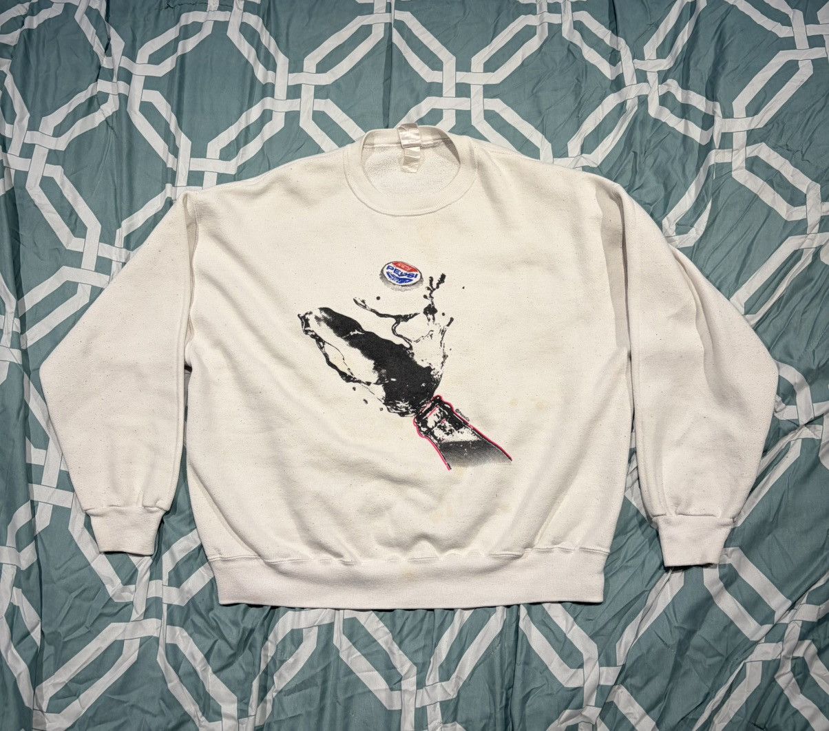 Vintage Vintage Pepsi Crewneck XL Size US XL / EU 56 / 4 - 1 Thumbnail