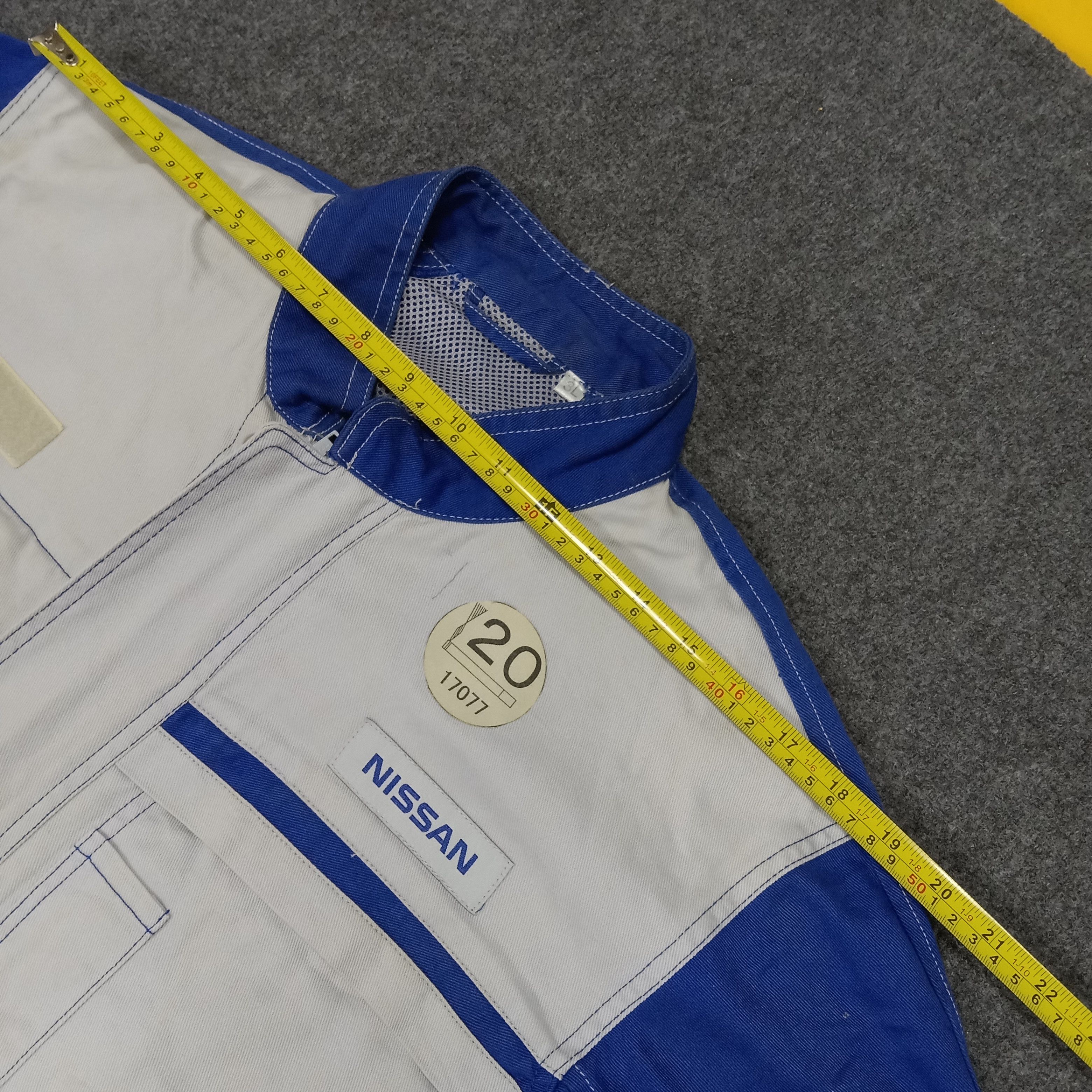 Vintage Nissan Japanese Racing Team Uniform Coverall Jacket Size US XL / EU 56 / 4 - 9 Thumbnail