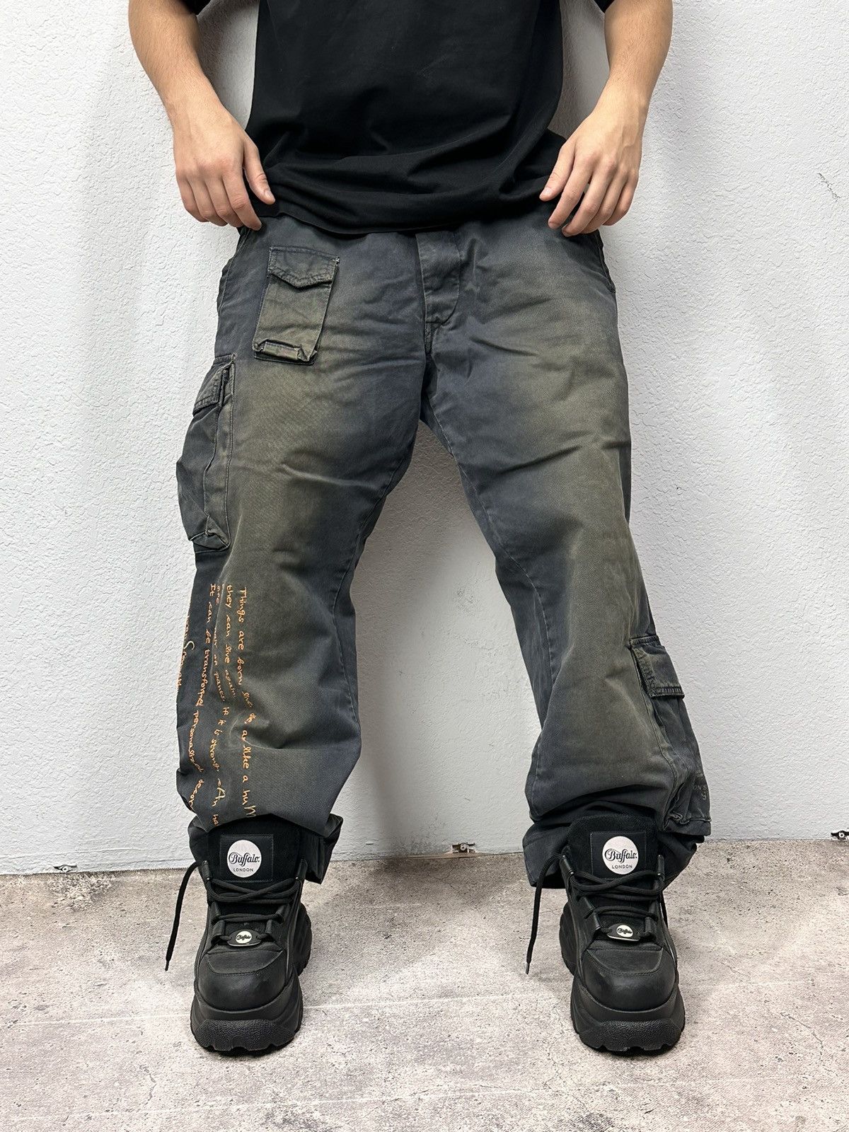 Mason's Vintage Denim Pants Multi pocket Tornado Issey Miyake LGB Size US 40 / EU 56 - 3 Thumbnail